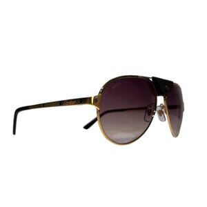 SOLD! Cartier Sunglasses Glasses Santos Dumont Gold
